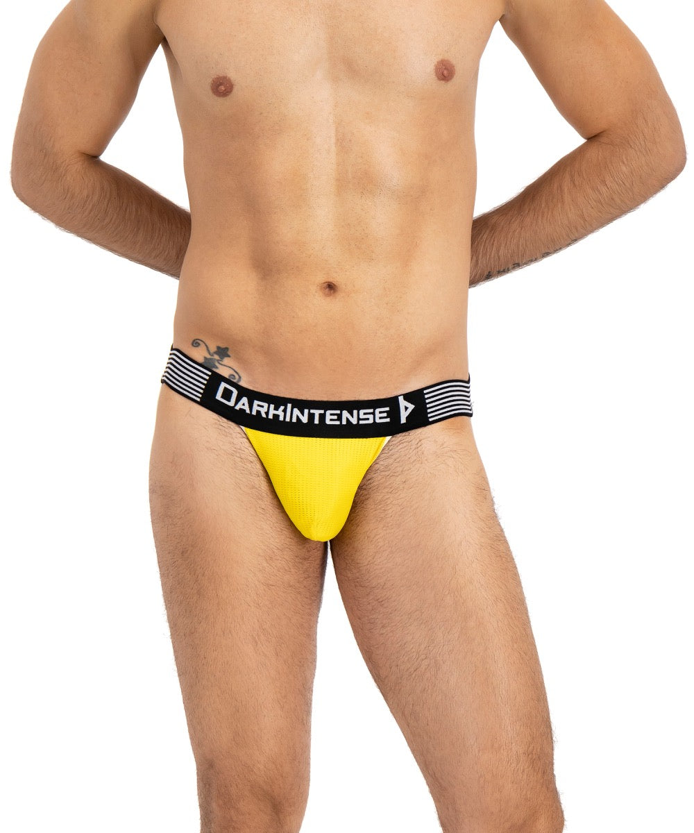 Jockstrap varsity amarillo y marino