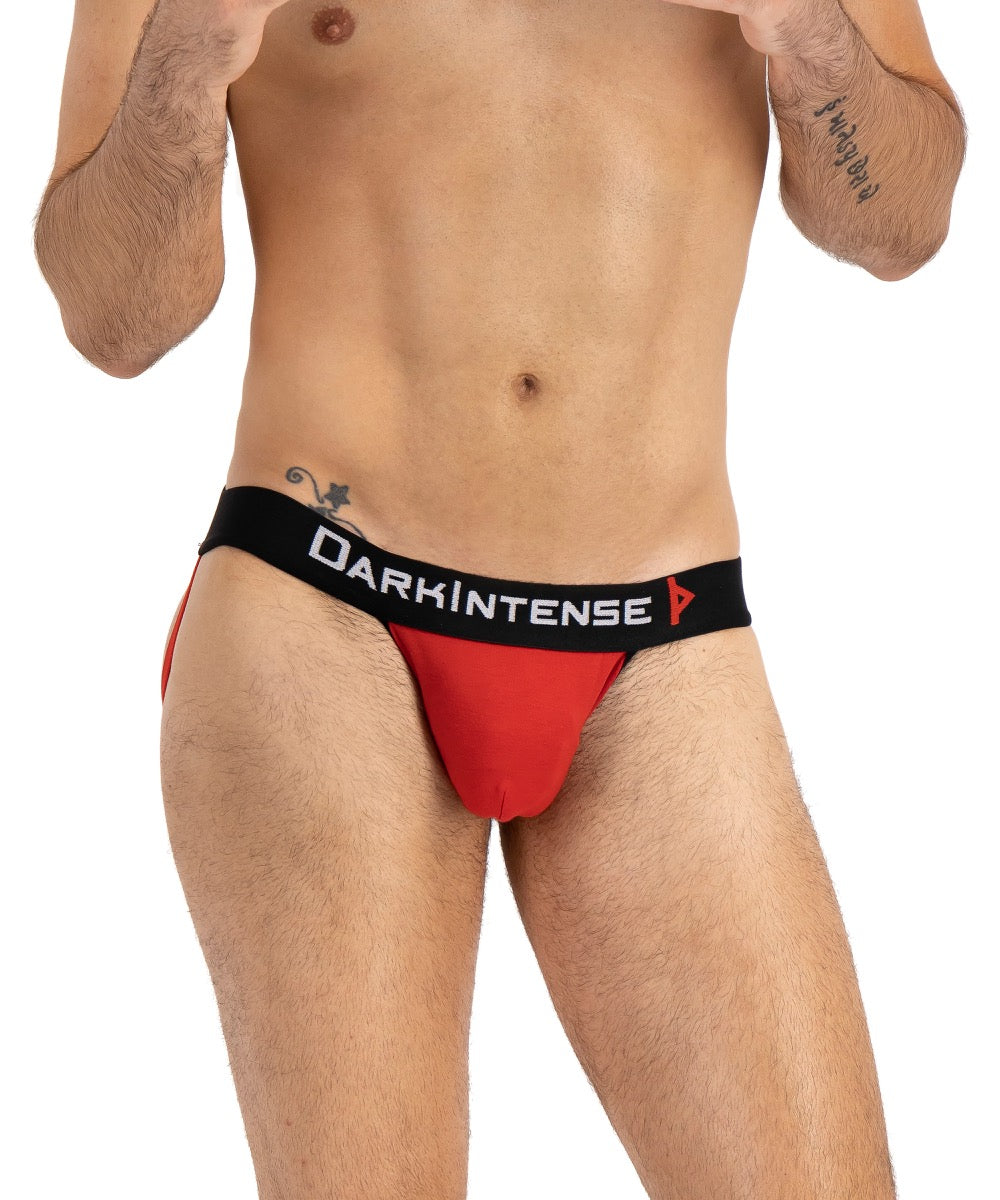 Jockstrap Rojo Y Negro