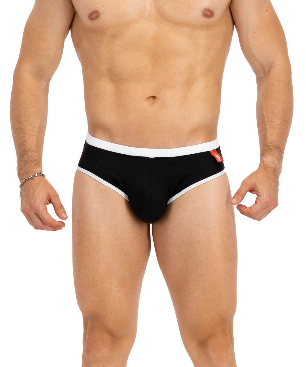 Bikini Negro Con Blanco